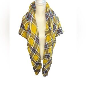 Mustard yellow scarf/shaw